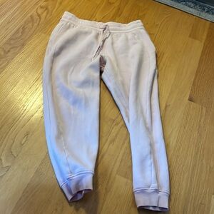 Lululemon Scuba High-Rise Jogger size 10 pink mist LW5CVAS